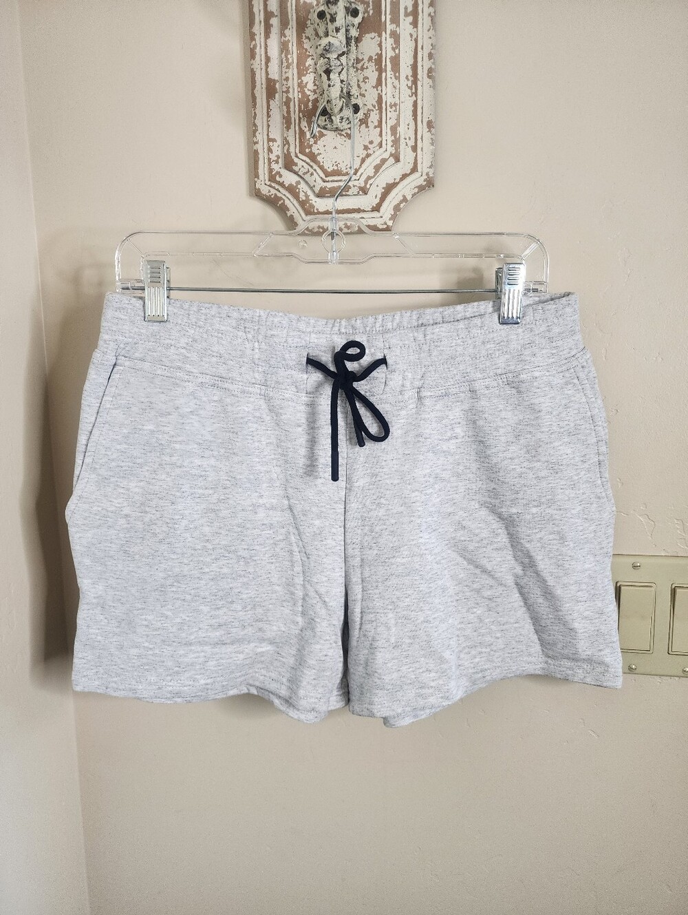 Stance Shelter Shorts Heather Stone Gray Butter Blend Lounge Fleece Size Medium